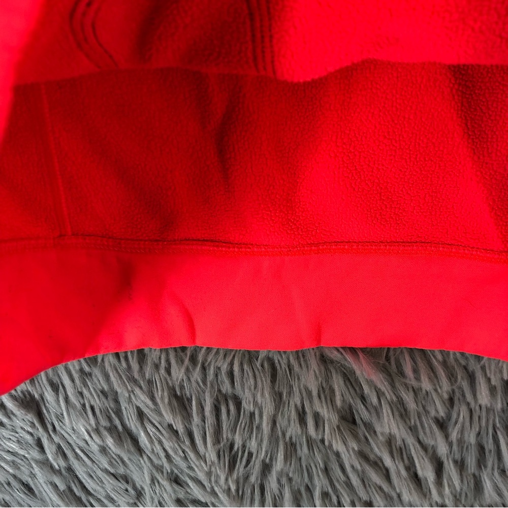 North Face Hoodie Womens Medium Spellout Logo Kangaroo Pocket - Picture 10 of 12